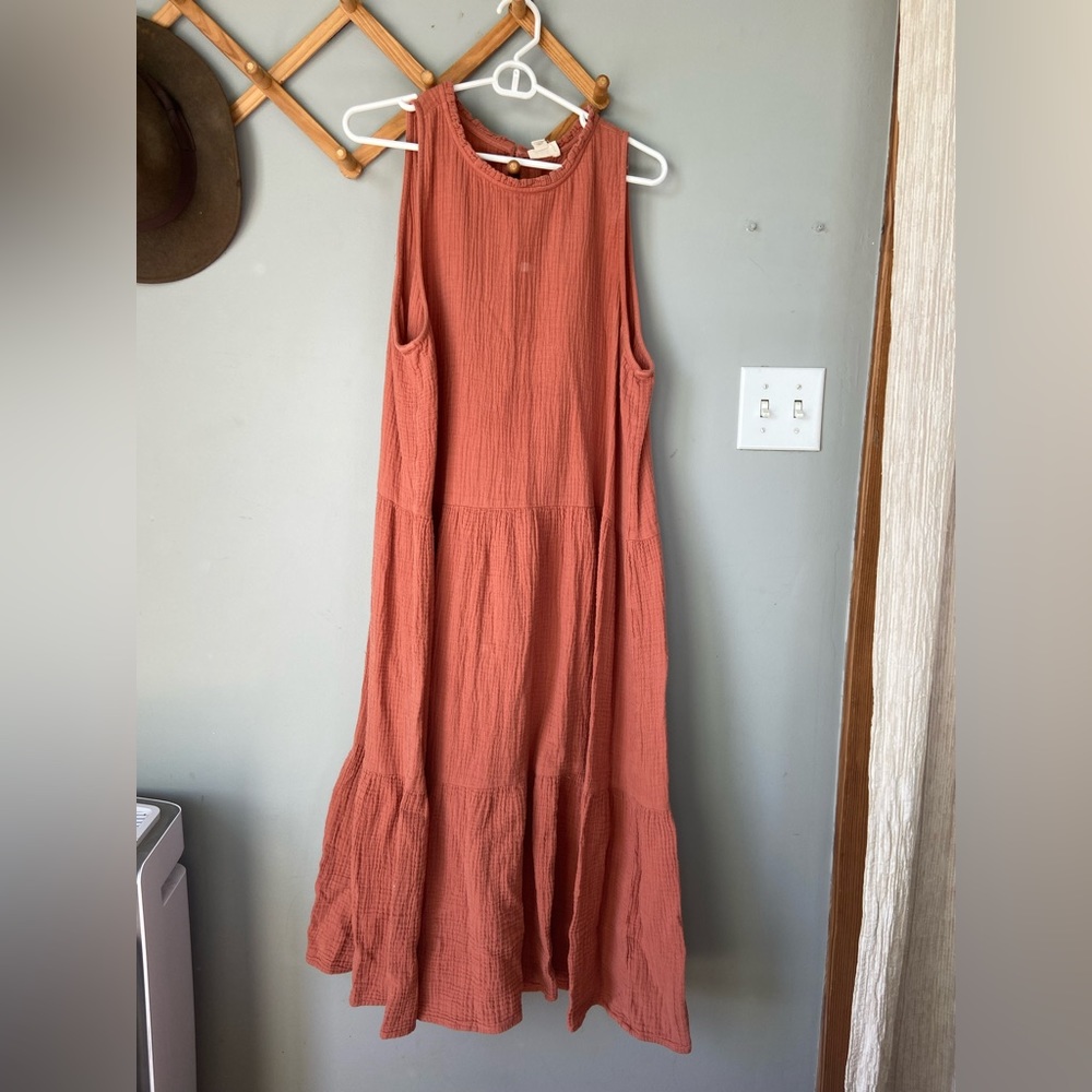 Flowy guaze summer dress